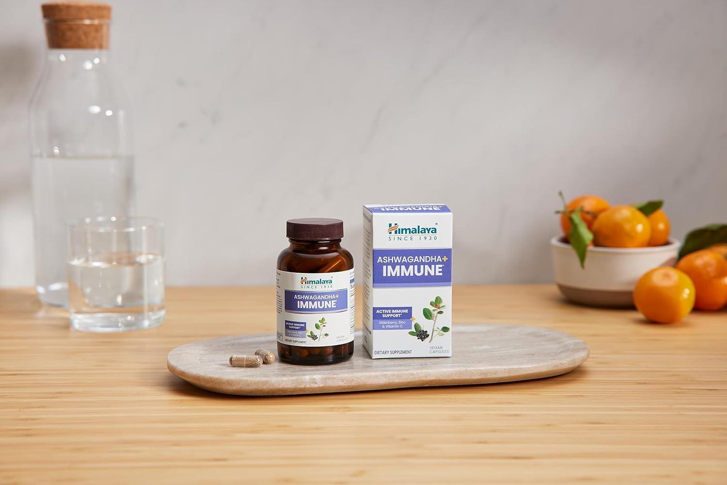 image:imageHimalaya Ashwagandha Relax with GABA Holy Basil amp Chamomile for Reset Relaxation amp Stress Relief Vegan Gluten Free 540 mg 60 Vegetarian Capsules 1 Month SupplyAshwagandha Immune