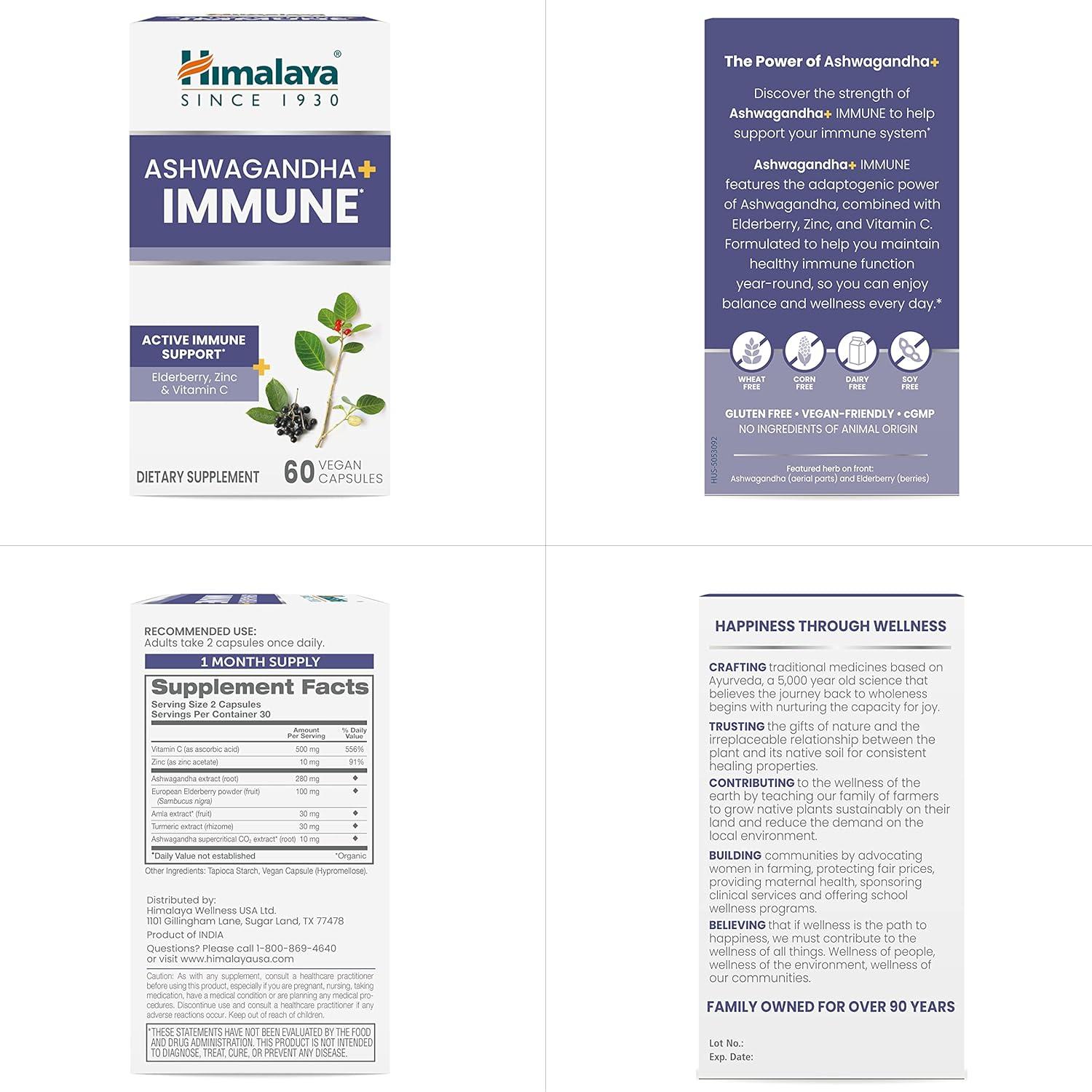image:imageHimalaya Ashwagandha Relax with GABA Holy Basil amp Chamomile for Reset Relaxation amp Stress Relief Vegan Gluten Free 540 mg 60 Vegetarian Capsules 1 Month SupplyAshwagandha Immune