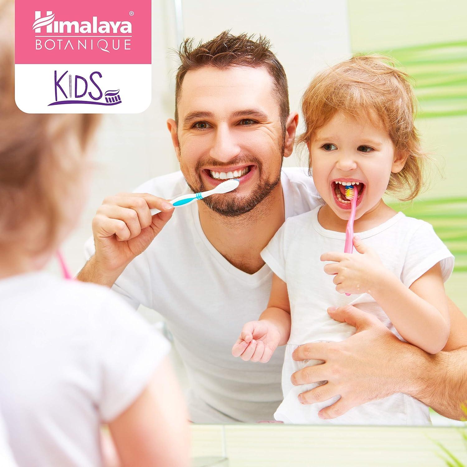 image:imageHimalaya Botanique Kids Toothpaste Cool Mint FluorideFree Gentle No Artificial Colors SLS Free Gluten Free Cruelty Free Vegan Foaming 4 Oz 1 PackBubblegum