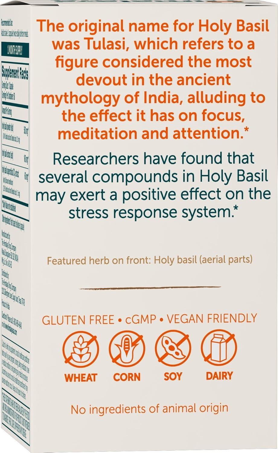 image:imageHimalaya Holy Basil Herbal Adrenal Support for Stress Relief Relaxation Energy Support and Occasional Sleeplessness Vegan NonGMO Gluten Free 720 mg 60 Capsules60 Count Pack of 1