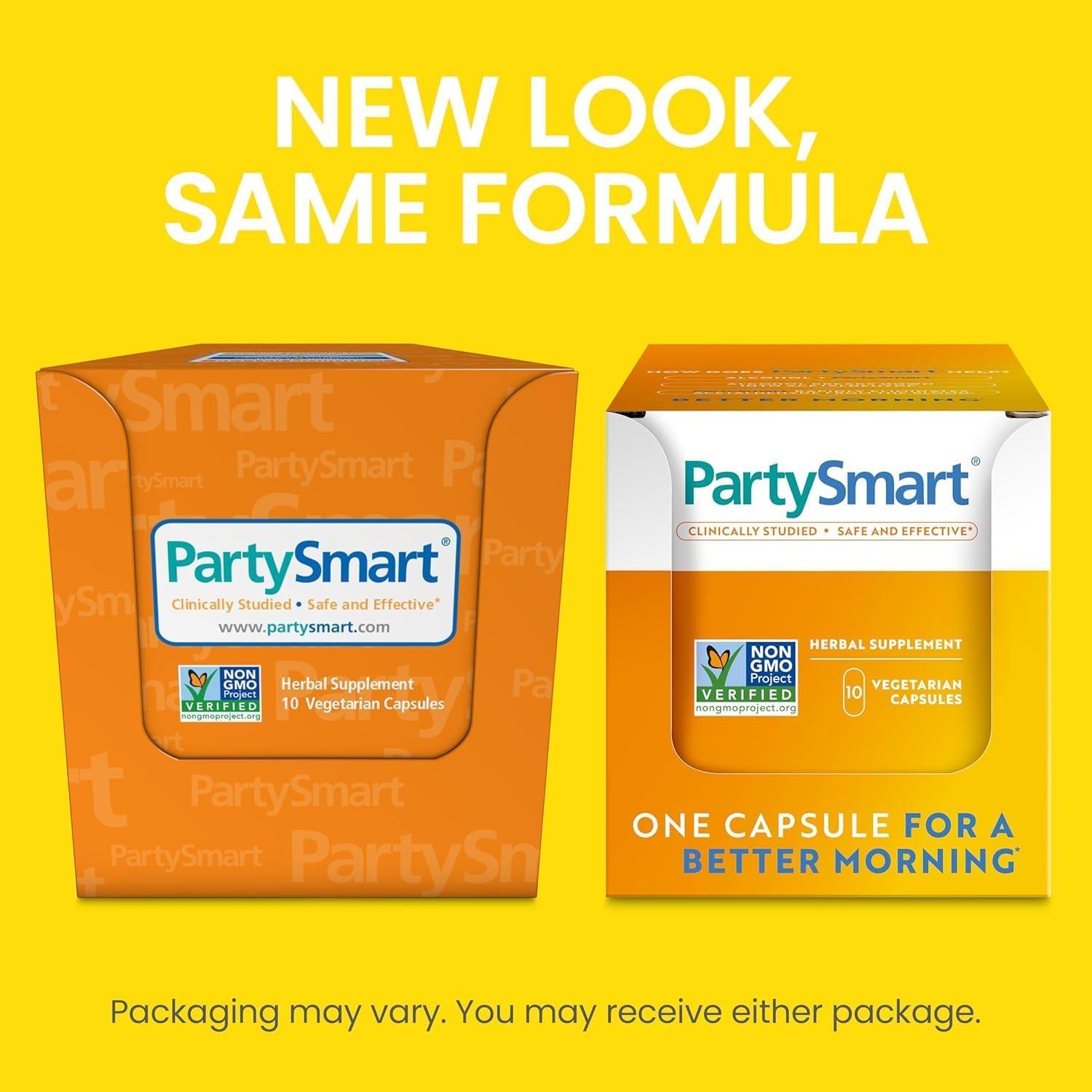 image:imageHimalaya PartySmart 10 Individual Capsules Alcohol Breakdown Liver Support for a Better Morning After Drinking Plant Based Vegan NonGMO Gluten Free Clinically Studied Pack of 310 Count Pack of 1