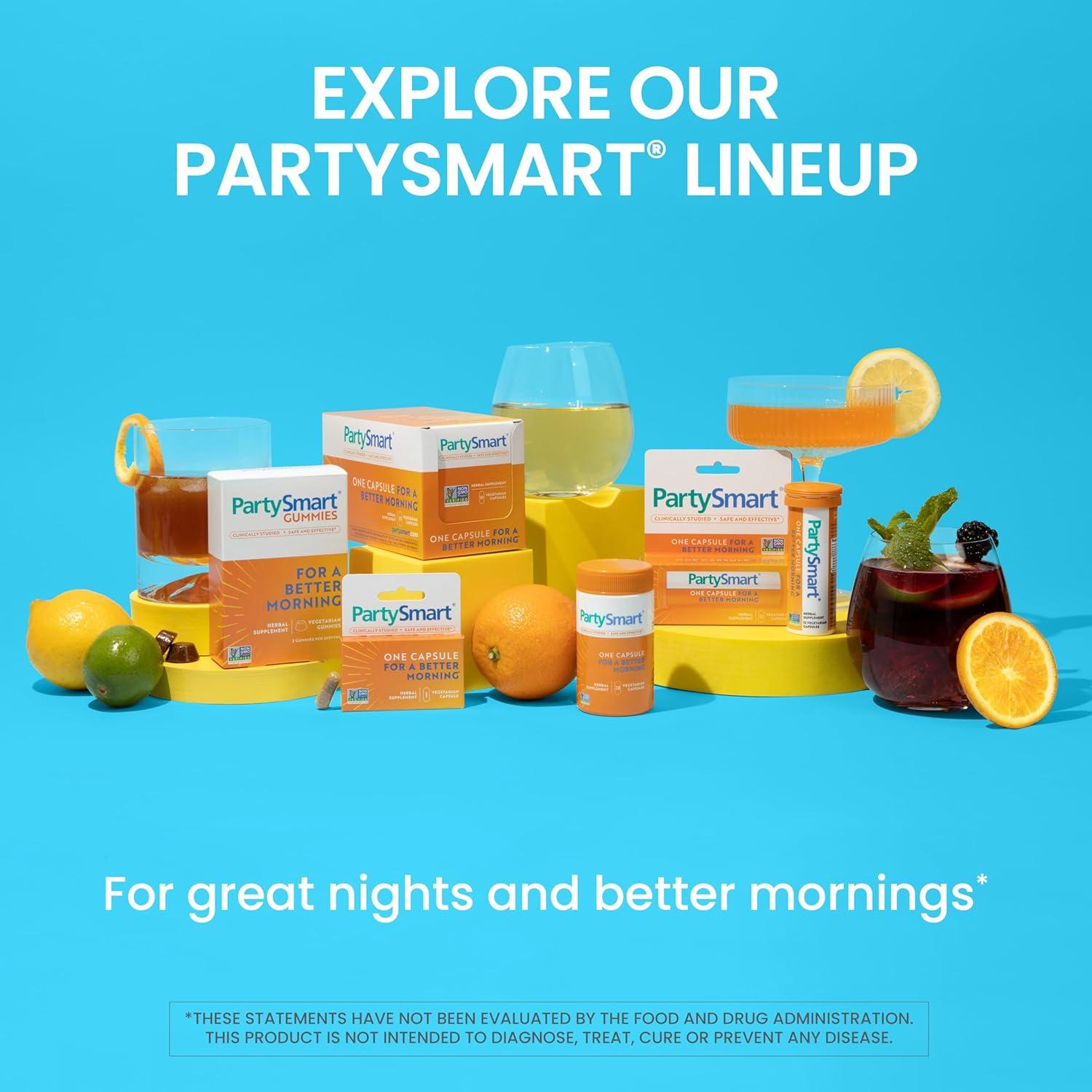 image:imageHimalaya PartySmart 10 Individual Capsules Alcohol Breakdown Liver Support for a Better Morning After Drinking Plant Based Vegan NonGMO Gluten Free Clinically Studied Pack of 310 Count Pack of 3