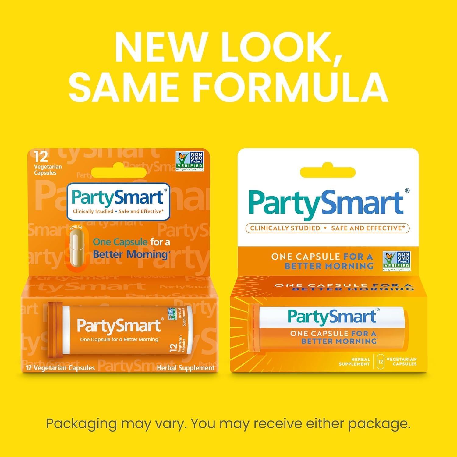 image:imageHimalaya PartySmart 12 Capsule Tube Alcohol Breakdown Liver Support for a Better Morning After Drinking Plant Based Vegan NonGMO Gluten Free Clinically StudiedCapsules