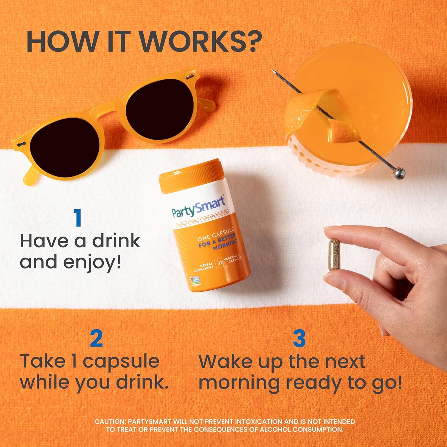 image:imageHimalaya PartySmart 12 Capsule Tube Alcohol Breakdown Liver Support for a Better Morning After Drinking Plant Based Vegan NonGMO Gluten Free Clinically StudiedCapsules