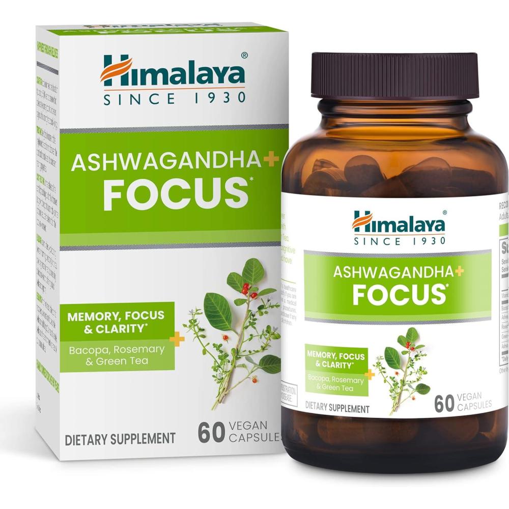 image:imageHimalaya Ashwagandha Relax with GABA Holy Basil amp Chamomile for Reset Relaxation amp Stress Relief Vegan Gluten Free 540 mg 60 Vegetarian Capsules 1 Month SupplyAshwagandha Focus