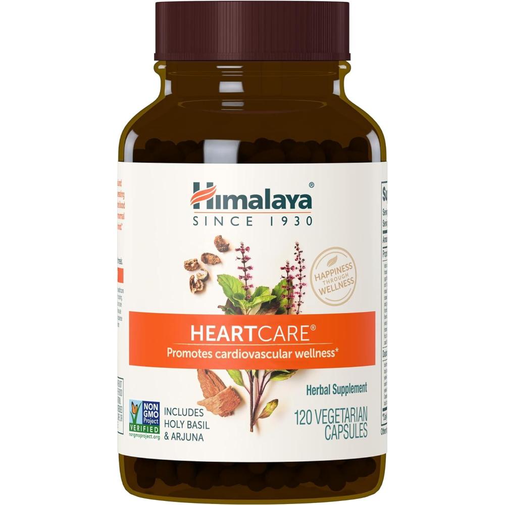 image:imageHimalaya HeartCare Cholesterol amp Blood Pressure Supplements for Cardiovascular Wellness and Heart Health 720mg 240 Capsules 2 Month Supply120 Count Pack of 1