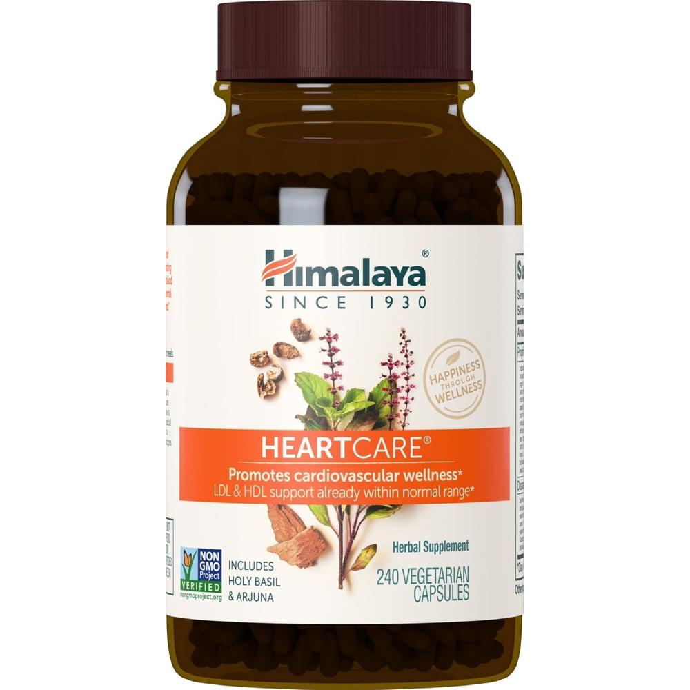 image:imageHimalaya HeartCare Cholesterol amp Blood Pressure Supplements for Cardiovascular Wellness and Heart Health 720mg 240 Capsules 2 Month Supply240 Count Pack of 1
