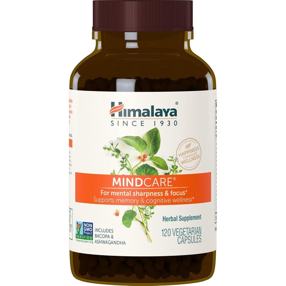 image:imageHimalaya MindCare Nootropic Brain Supplement Booster for Mental Sharpness Focus Memory and Cognitive Wellness 1170 mg 120 Capsules 1 Month Supply120 Count Pack of 1