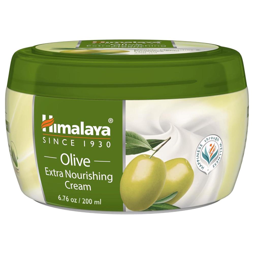image:imageHimalaya Olive Extra Nourishing Cream with Olive Oil Almond Oil Vitamin E amp Rice Bran for Deep Nourishment and Body Moisture 676 fl oz 200 ml