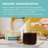 Himalaya 100% USDA Certified Organic Ashwagandha Root Powder Herbal Supplement, Supports Relaxation, Stress Relief, Energy, Occasional Sleeplessness, Non-GMO, Vegan, Flavorless, 7.9 Oz Bag(4 Ounce (Pack of 1))