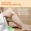 Himalaya Aloe Vera Refreshing Body Gel, with Real Aloe Vera for Moisturizing, Cooling, and Soothing Skin, Lightweight Non-Greasy Formula, 10.14 fl oz (300 ml)