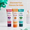 Himalaya Botanique Kids Toothpaste, Cool Mint, Fluoride-Free, Gentle, No Artificial Colors, SLS Free, Gluten Free, Cruelty Free, Vegan, Foaming, 4 Oz, 1 Pack…(Orange)