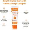 Himalaya Botanique Kids Toothpaste, Cool Mint, Fluoride-Free, Gentle, No Artificial Colors, SLS Free, Gluten Free, Cruelty Free, Vegan, Foaming, 4 Oz, 1 Pack…(Orange)