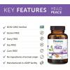 Himalaya Hello Peace – Herbal Stress Relief Supplement with Ashwagandha and Turmeric for Normal Cortisol and Adrenal Support – Vegan, Non-GMO, Gluten Free, 60 Capsules