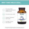 Himalaya Hello ZZZs, 60 Day Supply – Herbal Sleep Supplement with Melatonin, GABA, L-Theanine, Lavender, Chamomile and Lemon Balm – Vegan, Non-GMO, Gluten Free, 60 Capsules