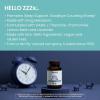 Himalaya Hello ZZZs, 60 Day Supply – Herbal Sleep Supplement with Melatonin, GABA, L-Theanine, Lavender, Chamomile and Lemon Balm – Vegan, Non-GMO, Gluten Free, 60 Capsules