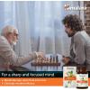 Himalaya MindCare, Nootropic Brain Supplement Booster for Mental Sharpness, Focus, Memory, and Cognitive Wellness, 1170 mg, 120 Capsules, 1 Month Supply(120 Count (Pack of 1))