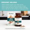 Himalaya Organic Arjuna, 60 Day Supply – Herbal Supplement Supporting Heart Health and Normal Blood Pressure – USDA Organic, Vegan, Non-GMO, Gluten Free, 700 mg, 60 Caplets(2)