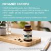 Himalaya Organic Bacopa – Bacopa Monnieri Herbal Brain Supplements for Memory and Focus Support – USDA Organic, Vegan, Non-GMO, Gluten Free, 750 mg, 30 Caplets(30 Count (Pack of 1))