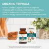 Himalaya Organic Triphala, 90 Day Supply – Digestive Health Supplement for Colon Cleanse & Occasional Bloating and Constipation Relief – USDA Organic, Vegan, Non-GMO, Gluten Free, 688 mg, 90 Caplets(60 Count (Pack of 1))