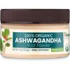 Himalaya 100% USDA Certified Organic Ashwagandha Root Powder Herbal Supplement, Supports Relaxation, Stress Relief, Energy, Occasional Sleeplessness, Non-GMO, Vegan, Flavorless, 7.9 Oz Bag(4 Ounce (Pack of 1))