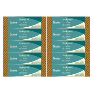 Himalaya Botanique Original Neem & Pomegranate Botanical Toothpaste, Fights Plaque, Brightens Teeth, Fluoride Free, No Artificial Flavors, SLS Free, Cruelty Free, Foaming, Mint Flavor, 5.29 Oz, 2 Pack(Pomegranate)