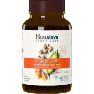Himalaya GlucoCare – Herbal Glucose Metabolism & Pancreatic Support with Bitter Melon, Gymnema, Triphala & Turmeric – Natural Blood Sugar Support – Vegan, Non-GMO, Gluten-Free – 90 Capsules(180 Count (Pack of 1))