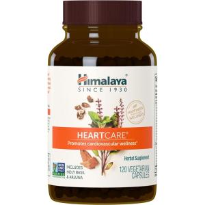Himalaya HeartCare, Cholesterol & Blood Pressure Supplements for Cardiovascular Wellness and Heart Health, 720mg, 240 Capsules, 2 Month Supply(120 Count (Pack of 1))