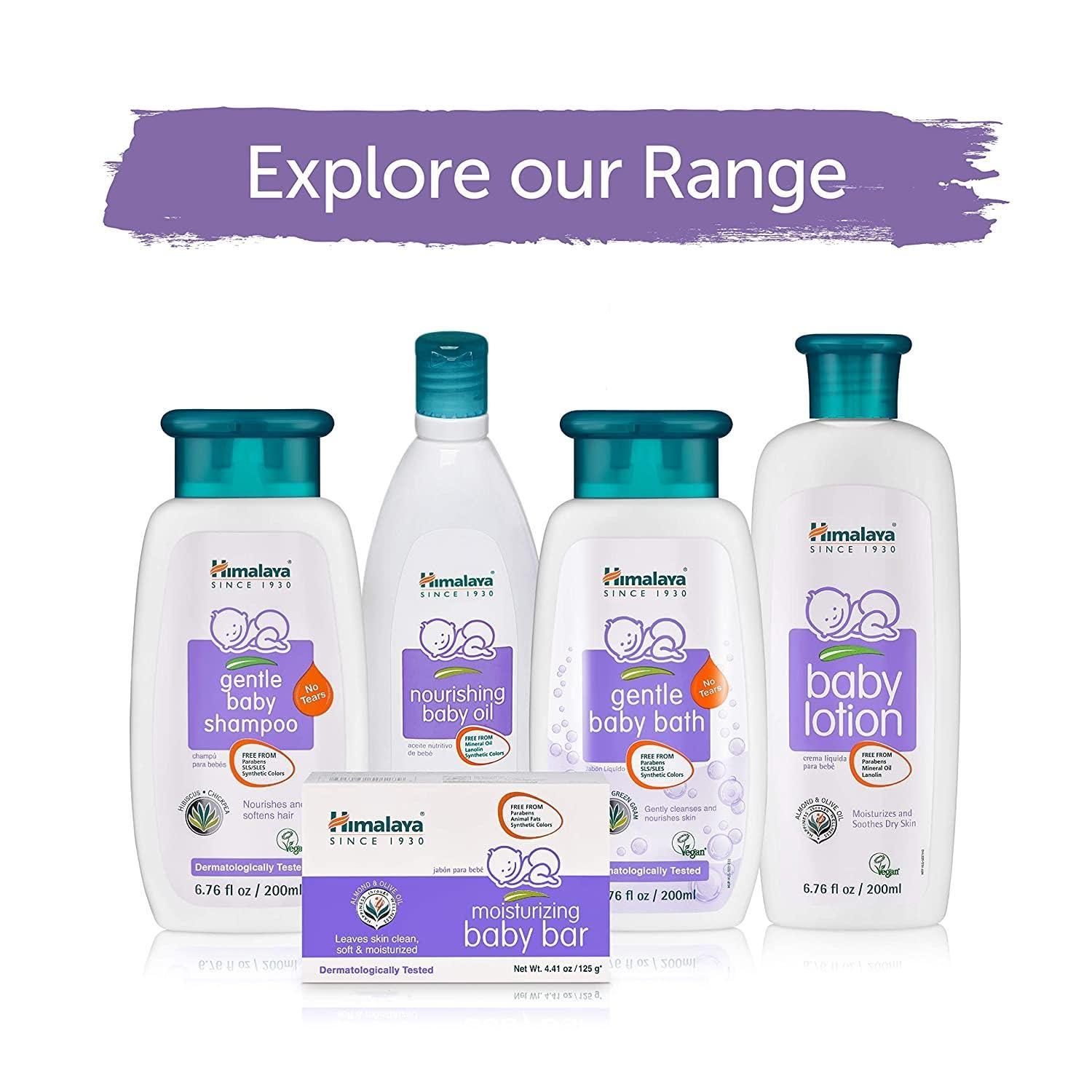 image:imageHimalaya Baby Lotion with Olive Oil and Almond Oil Free from Parabens Mineral Oil amp Lanolin Dermatologist Tested 676 oz 200 ml68 Fl Oz Pack of 1