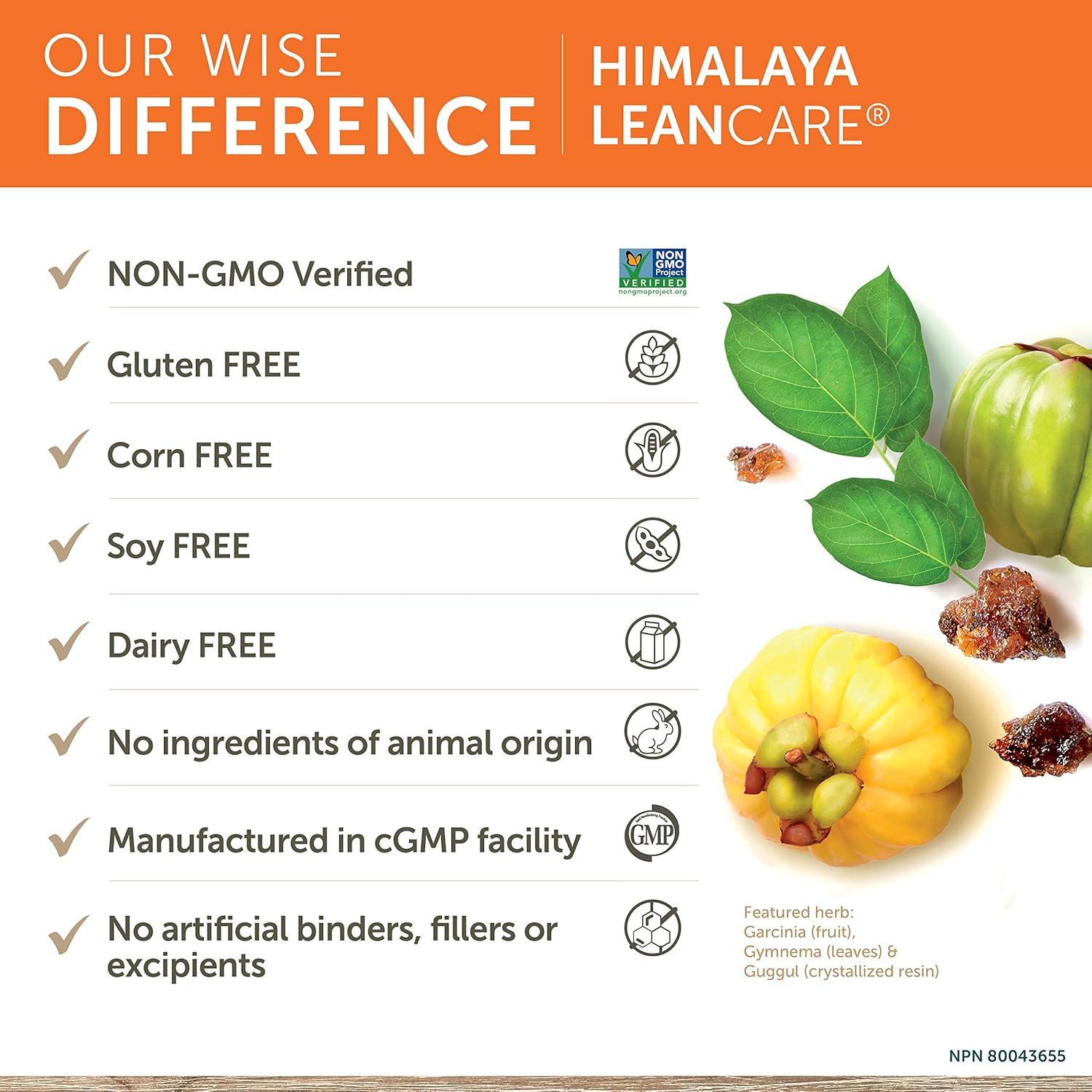 image:imageHimalaya LeanCare Herbal Supplement for Weight and Metabolism Support with Garcinia Cambogia Gymnema Sylvestre and Guggul Vegan NonGMO Gluten Free 600 mg 120 Capsules