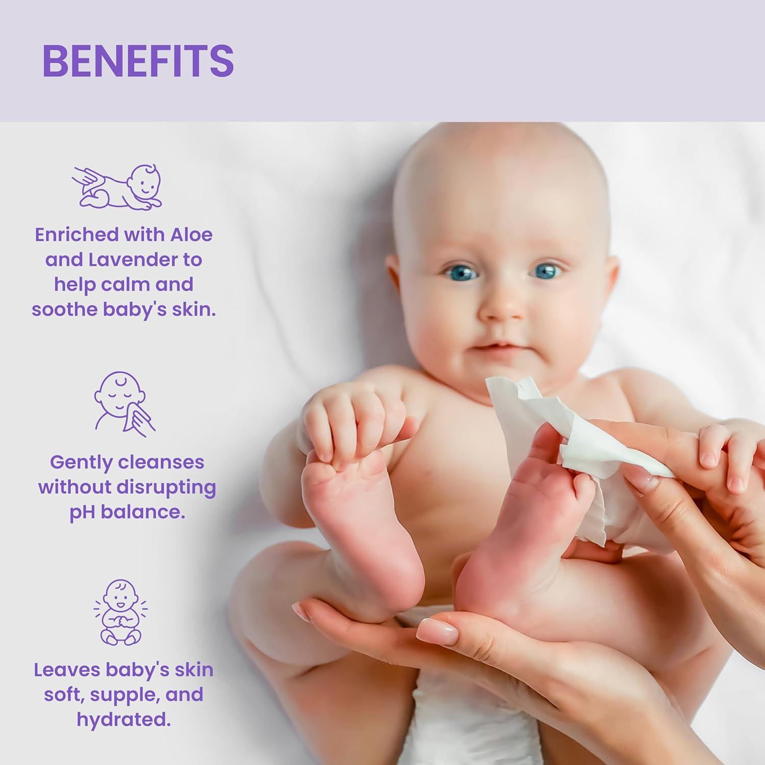 image:imageHimalaya Soothing Baby Calming Wipes for Soft Clean and Sensitive Skin 72 wipes 6 pack