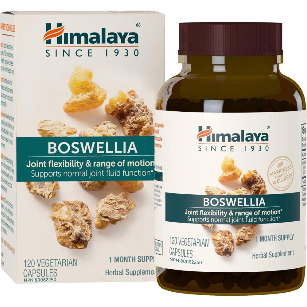 image:imageHimalaya Boswellia Joint Support for Mobility and Flexibility Promotes Tissue Preservation 250 mg 240 Capsules120 Count Pack of 1