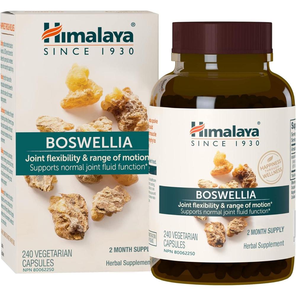 image:imageHimalaya Boswellia Joint Support for Mobility and Flexibility Promotes Tissue Preservation 250 mg 240 Capsules240 Count Pack of 1