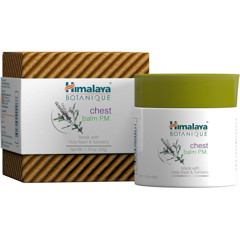 image:imageHimalaya Botanique Chest Balm PM Soothing Calming and Comforting Care for Restful Nights 176 oz 2 Pack176 Ounce Pack of 1
