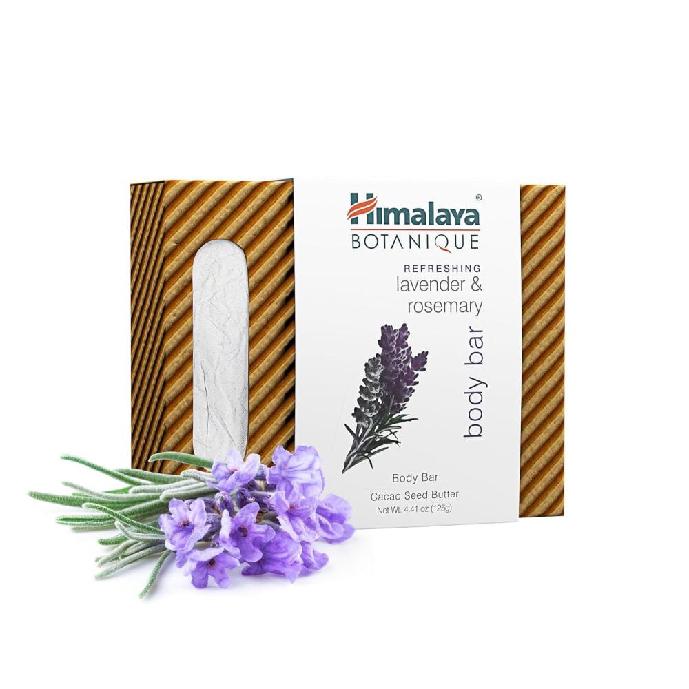 image:imageHimalaya Botanique Refreshing Lavender amp Rosemary Body Bar for Calming Comfort amp Ultra Moisturized Skin 441 oz