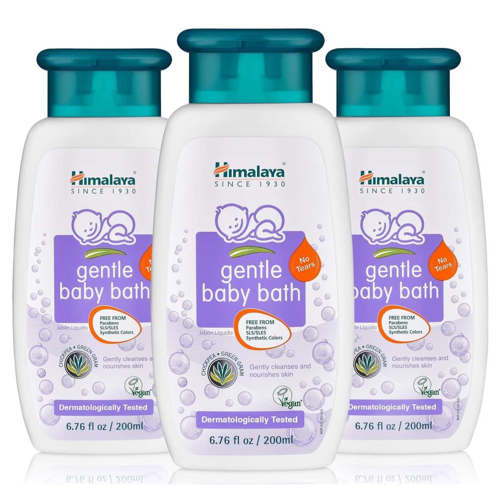 image:imageHimalaya Gentle Baby Bath Gentle NonIrritating Cleanser for Nourishing Your Babys Skin 676 Fl Oz Pack of 3676 Fl Oz Pack of 3