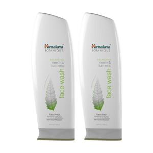 Himalaya Botanique Balancing Neem & Turmeric Face Wash, Dermatologically Tested, Vegan, Cruelty Free, Paraben Free, SLS Free, 5.07 Fl Oz, 150 ml(Neem & Turmeric)