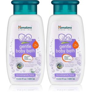 Himalaya Gentle Baby Bath, Gentle, Non-Irritating Cleanser for Nourishing Your Baby’s Skin, 6.76 Fl Oz (Pack of 3)(13.53 Fl Oz (Pack of 2))