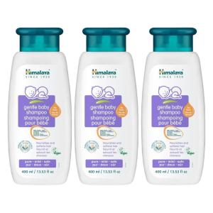 Himalaya Gentle Baby Shampoo for Baby-Soft Hair & Scalp Soothing Moisture, 6.76 oz…(13.53 Fl Oz (Pack of 3))