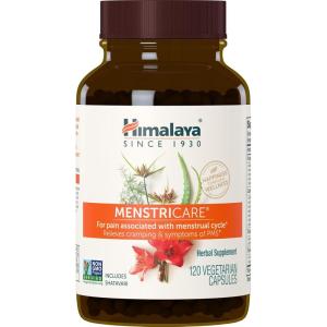 Himalaya MenstriCare, 30 Day Supply – Supports PMS, Menstrual Cramp Relief, and Hormone Balance for Women – Vegan, Non-GMO, Gluten Free, 120 Capsules(120 Count (Pack of 1))