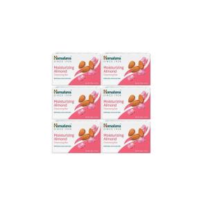 Himalaya Refreshing Cucumber Cleansing Bar, Face and Body Soap for Soft Skin, 4.41 oz, 12 Pack(Almond)