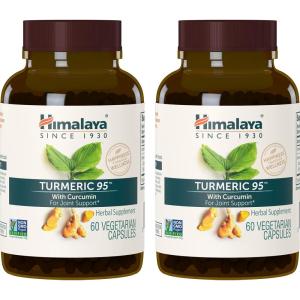 Himalaya Turmeric 95 – Herbal Supplement with Turmeric Curcumin for Joint Support and Mobility, 95% Curcuminoids – Vegan, Non-GMO, Gluten Free, 600 mg, 30 Capsules(60 Count (Pack of 2))