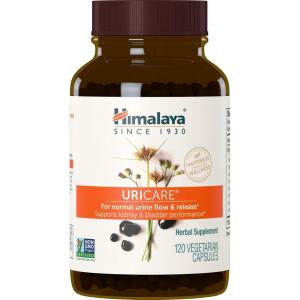Himalaya UriCare – Herbal Kidney & Bladder Support with Shilajeet, Didymocarpus & Pasanabheda – Promotes Urinary Tract Health & Comfortable Urine Flow – Non-GMO, Gluten-Free, Vegetarian – 120 Capsules(No flavor)