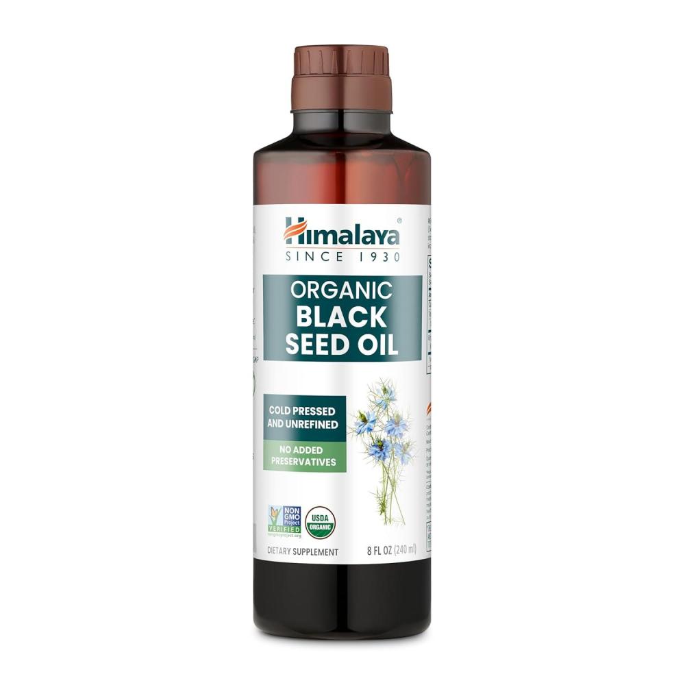 image:imageHimalaya Organic Black Seed Oil ColdPressed Unrefined 05 Thymoquinone 8 oz 23 mgtsp